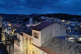 Evening view from Piazza Umberto I, Celenza Valfortore