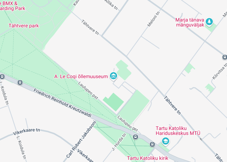 Map of A. Le Coq Beer Museum, Tartu