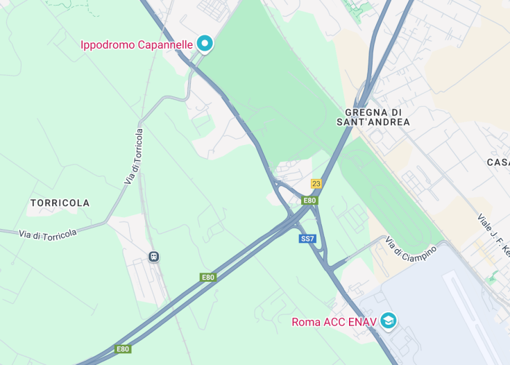 Map of Acquedotto dei Quintili, Rome