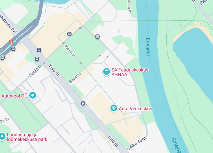 Map of AHHAA Science Centre, Tartu