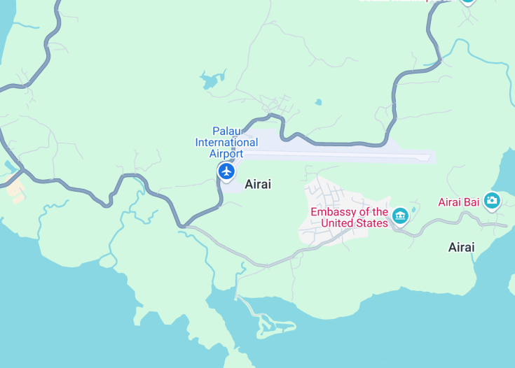 Map of Airai, Palau