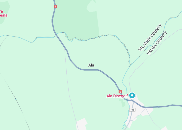 Map of Ala, Estonia