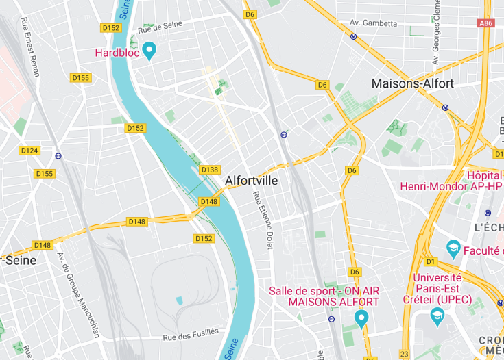 Map of Alfortville, France