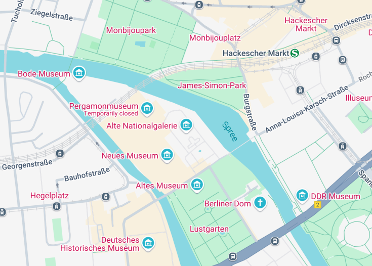 Map of Alte Nationalgalerie, Berlin