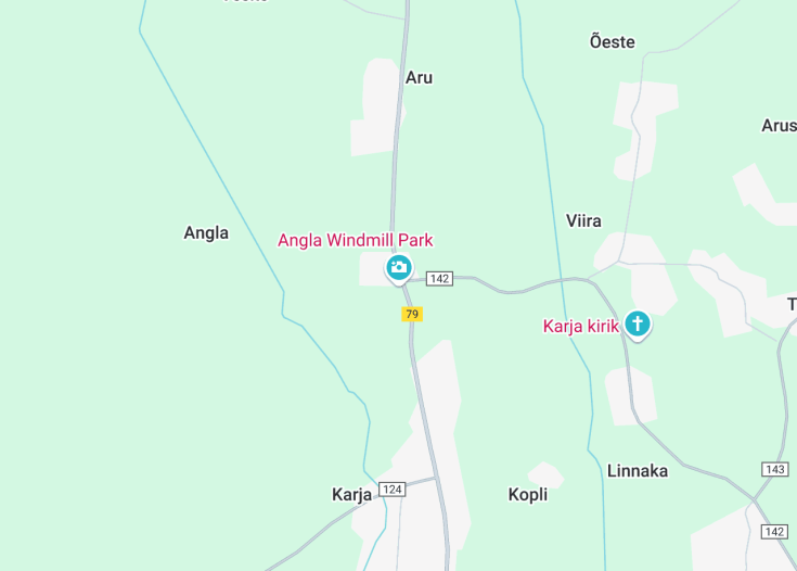 Map of Angla Windmill Park, Karja