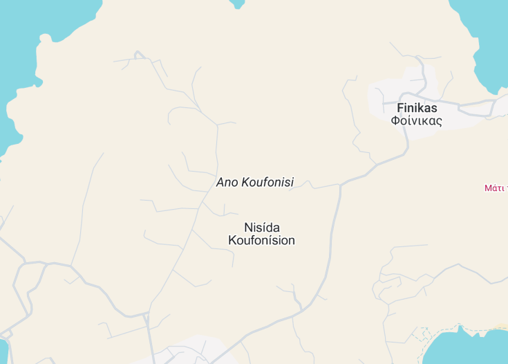 Map of Ano Koufonisi, Greece