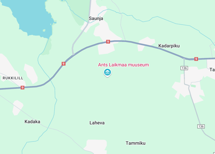 Map of Ants Laikmaa Majamuuseum, Haapsalu