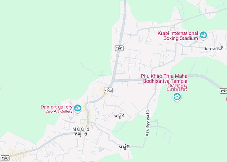 Map of Ao Nang, Thailand