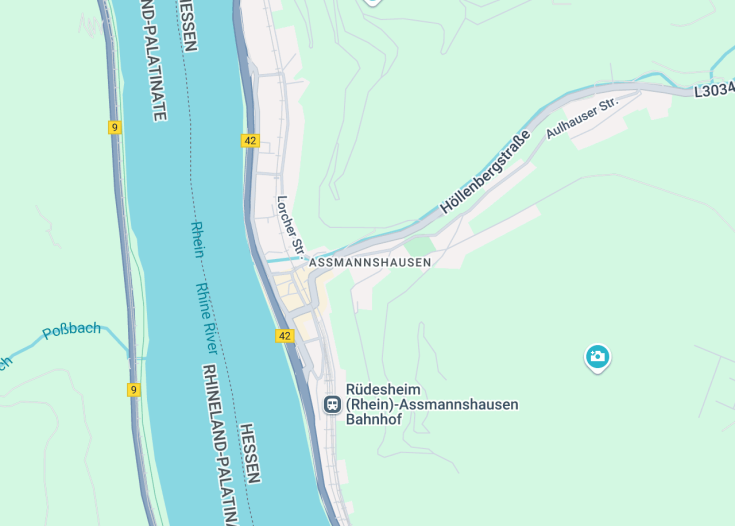 Map of Assmannshausen, Germany