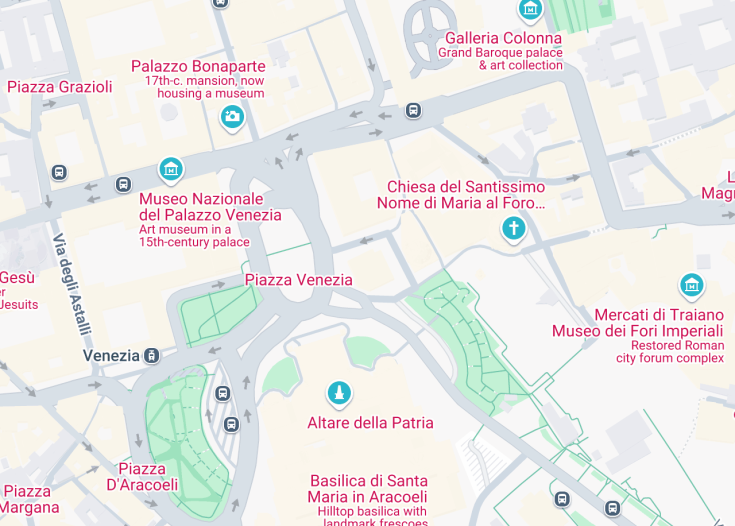 Map of Ateneo di Adriano, Rome