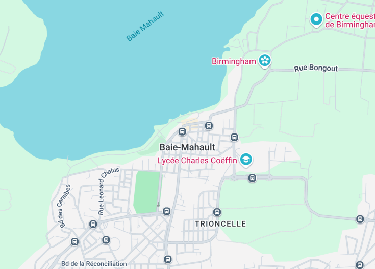 Map of Baie-Mahault, France