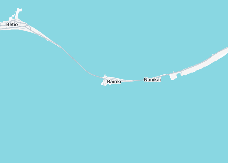 Map of Bairiki, Kiribati