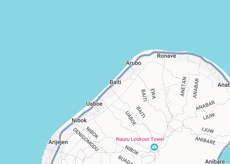 Map of Baitsi, Nauru