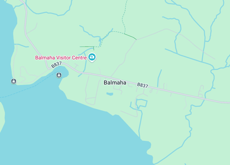 Map of Balmaha, Scotland (United Kingdom)