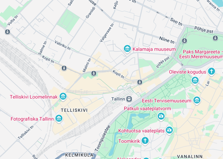 Map of Balti Jaama Turg, Tallinn