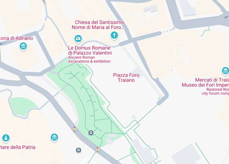 Map of Basilica Ulpia, Rome