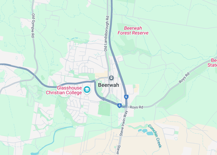 Map of Beerwah, Australia