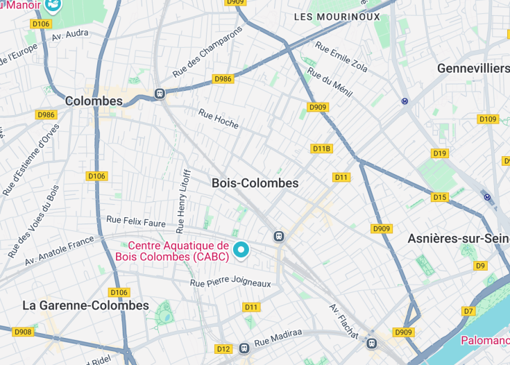 Map of Bois-Colombes, France