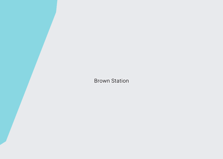 Map of Brown Station, Antarctica