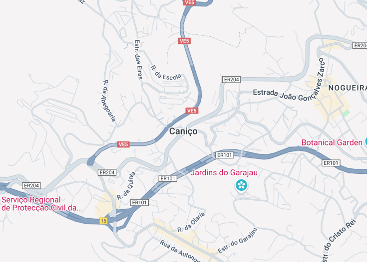 Map of Canico, Portugal