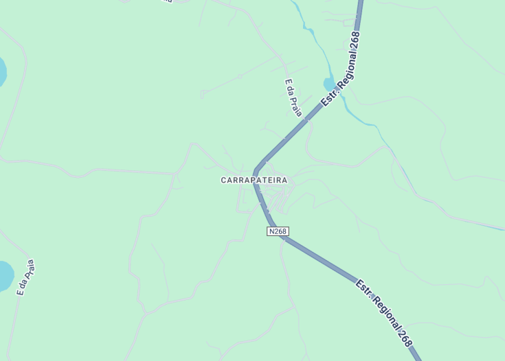 Map of Carrapateira, Portugal