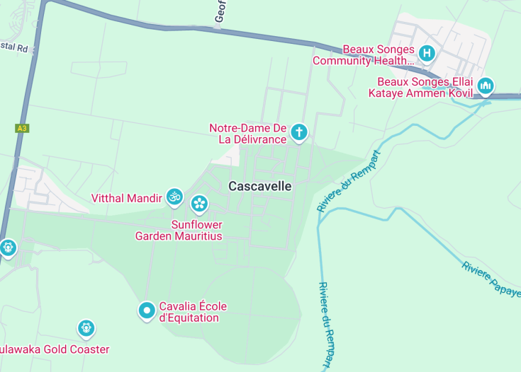 Map of Cascavelle, 