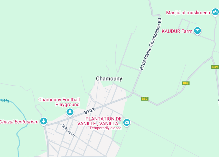 Map of Chamouny, 