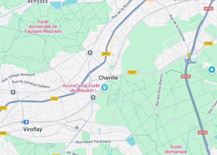 Map of Chaville, France