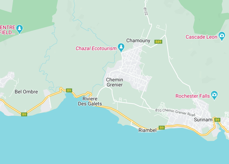 Map of Chemin Grenier, Mauritius