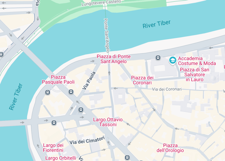 Map of Chiesa dei Santi Celso e Giuliano, Rome