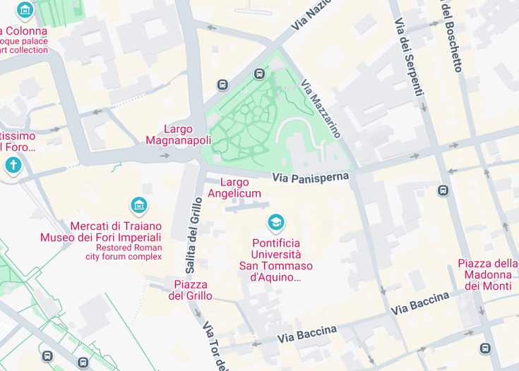 Map of Chiesa dei Santi Domenico e Sisto, Rome