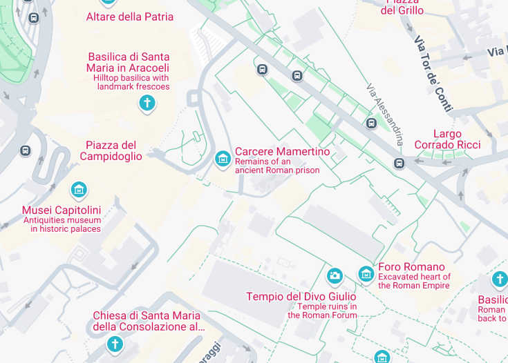 Map of Chiesa dei Santi Luca e Martina, Rome