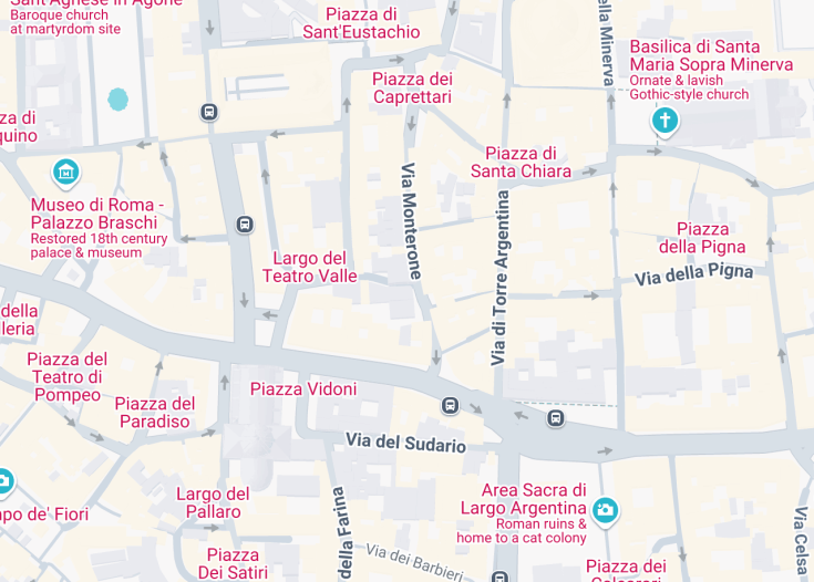 Map of Chiesa di Santa Maria in Monterone, Rome