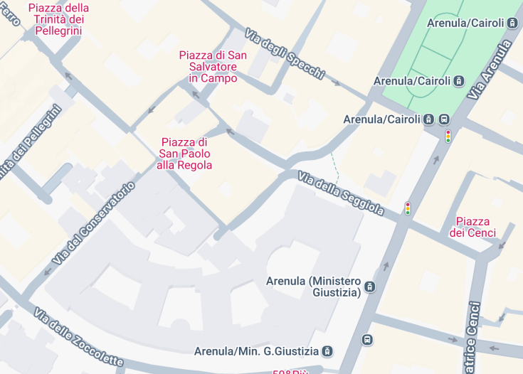 Map of Chiesa di Santa Maria in Monticelli, Rome