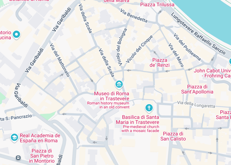 Map of Chiesa di Sant’Egidio, Rome