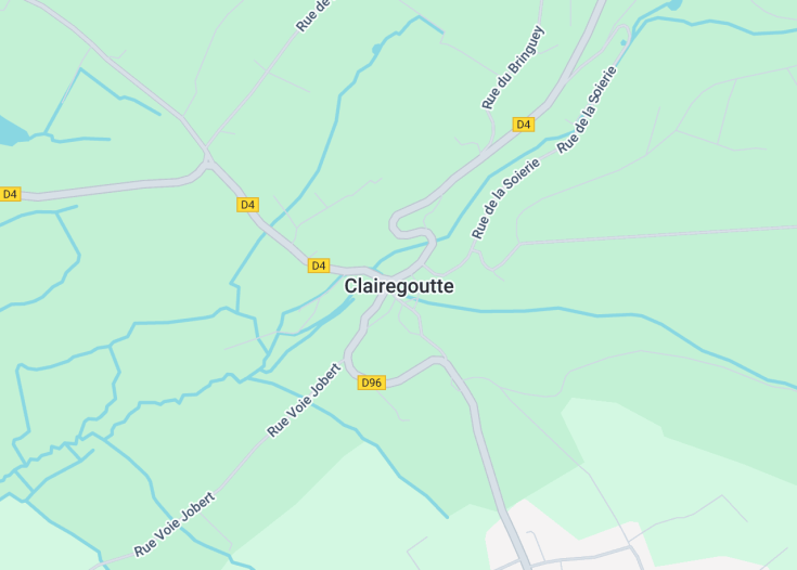 Map of Clairegoutte, France