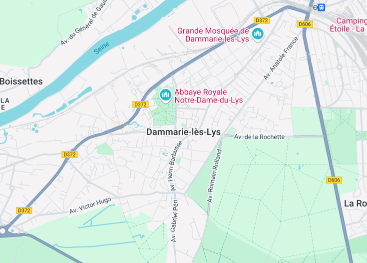 Map of Dammarie-les-Lys, France