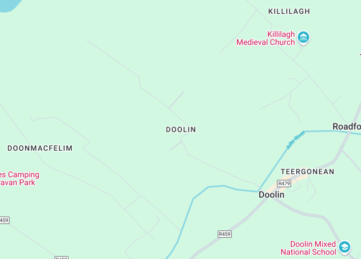 Map of Doolin, Ireland