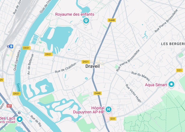 Map of Draveil, France