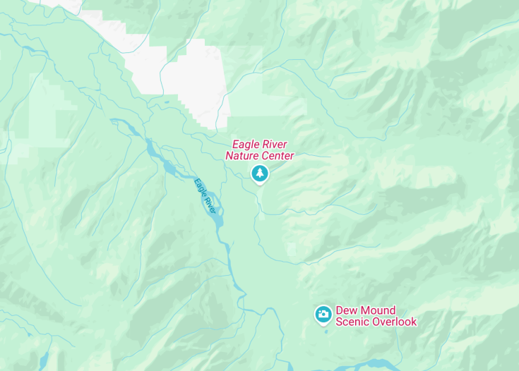 Map of Eagle River Nature Center, Anchorage