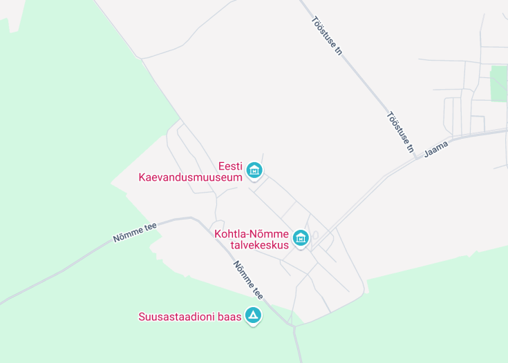 Map of Eesti Kaevandusmuuseum, Kohtla-Nõmme