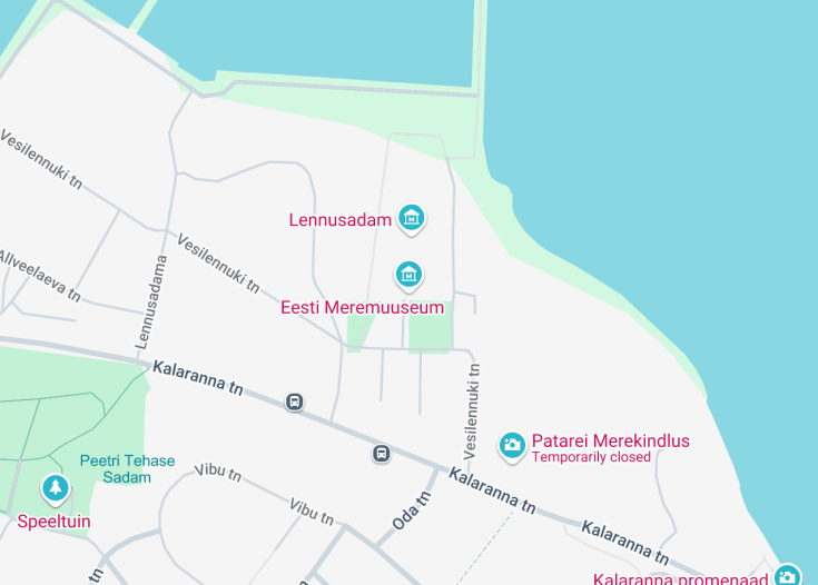 Map of Eesti Meremuuseum, Tallinn