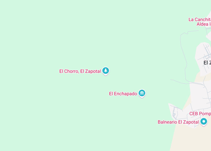 Map of El Chorro, El Zapotal, San Pedro Sula