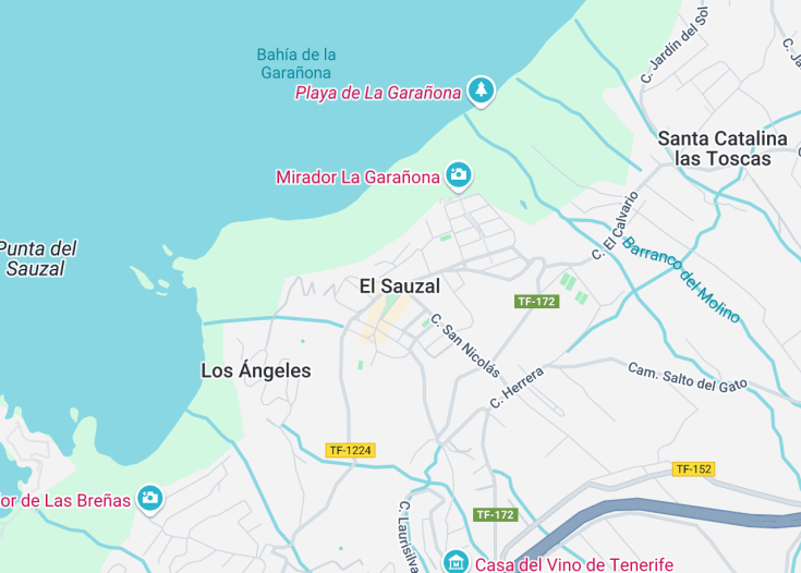 Map of El Sauzal, Spain