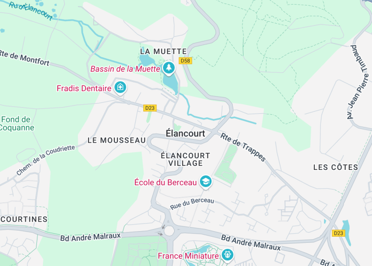 Map of Élancourt, France