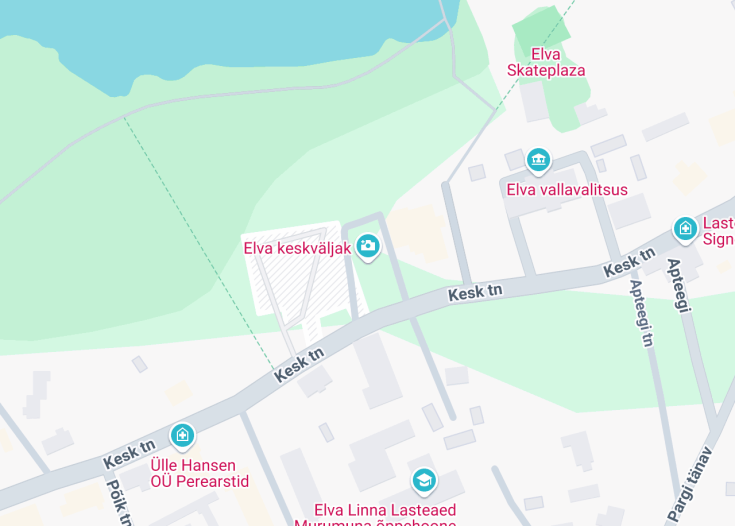 Map of Elva keskväljak, Elva