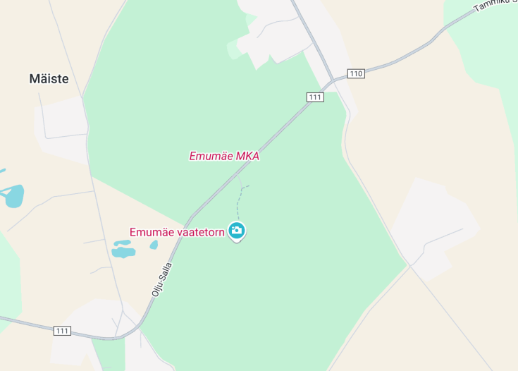 Map of Emumä lõkkekoht, Emumäe