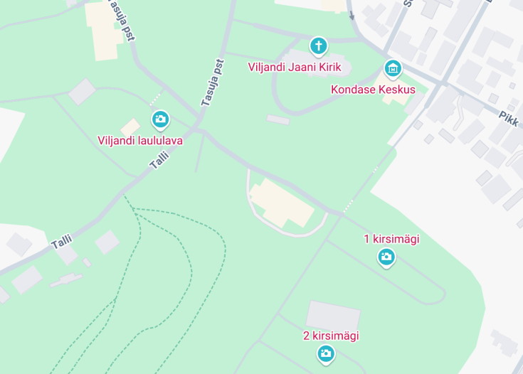 Map of Estonian Traditional Music Center, Viljandi