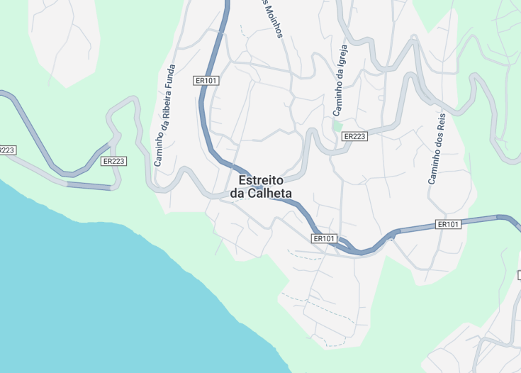 Map of Estreito da Calheta, Portugal