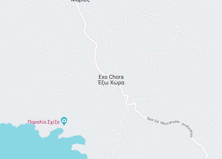 Map of Exo Chora, Greece